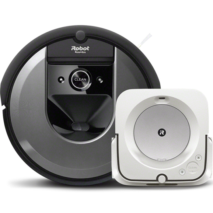 Set aspirator Roomba i7 și mop Braava jet m6