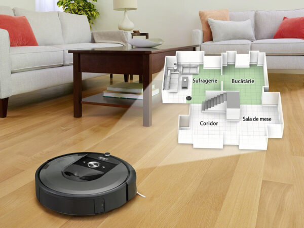 Aspirator inteligent Roomba i7 cu Imprint Smart Mapping